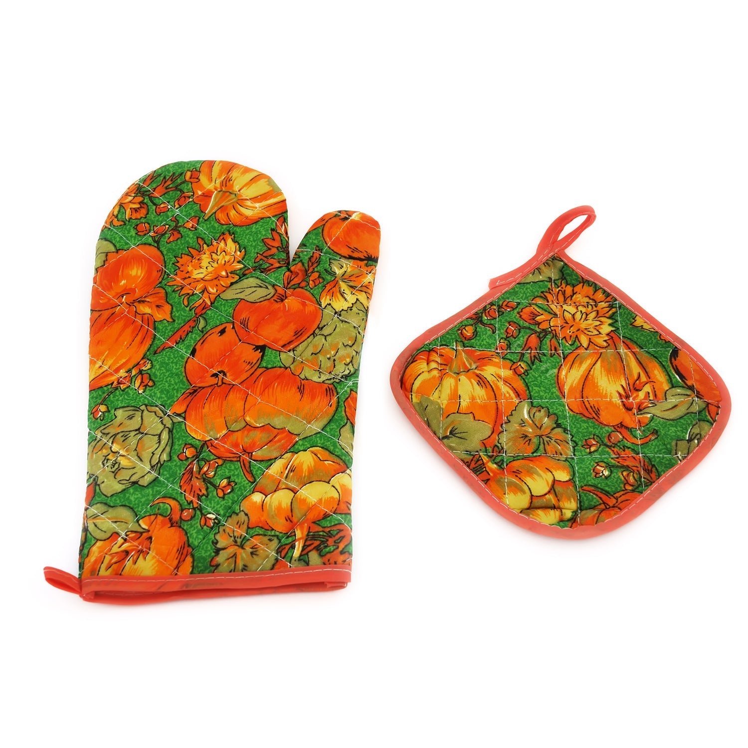 Cotton oven gloves for handling hot kitchenware Cotton oven gloves for handling hot kitchenware